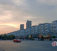 淮滨:县城日出照片 2021.9.5